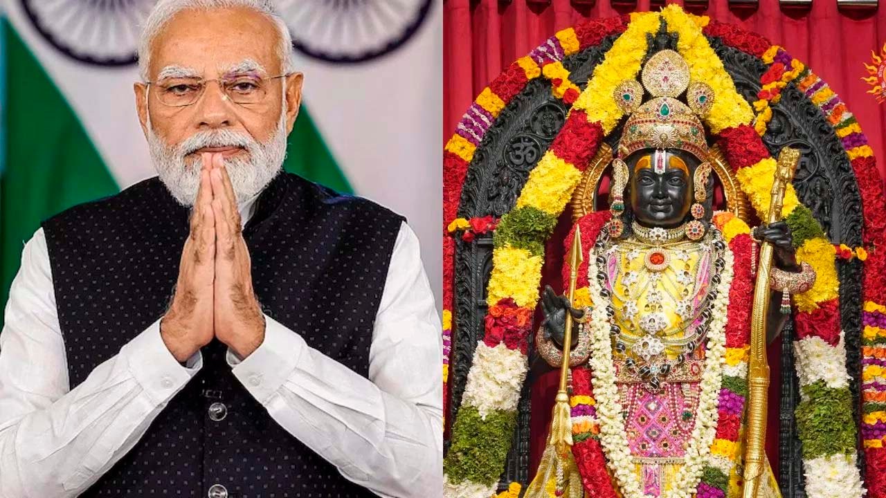 अयोध्या में रामलला का सूर्य तिलक, पीएम मोदी बोले- 500 साल बाद अपने घर में जन्मदिन मना रहे भगवान राम