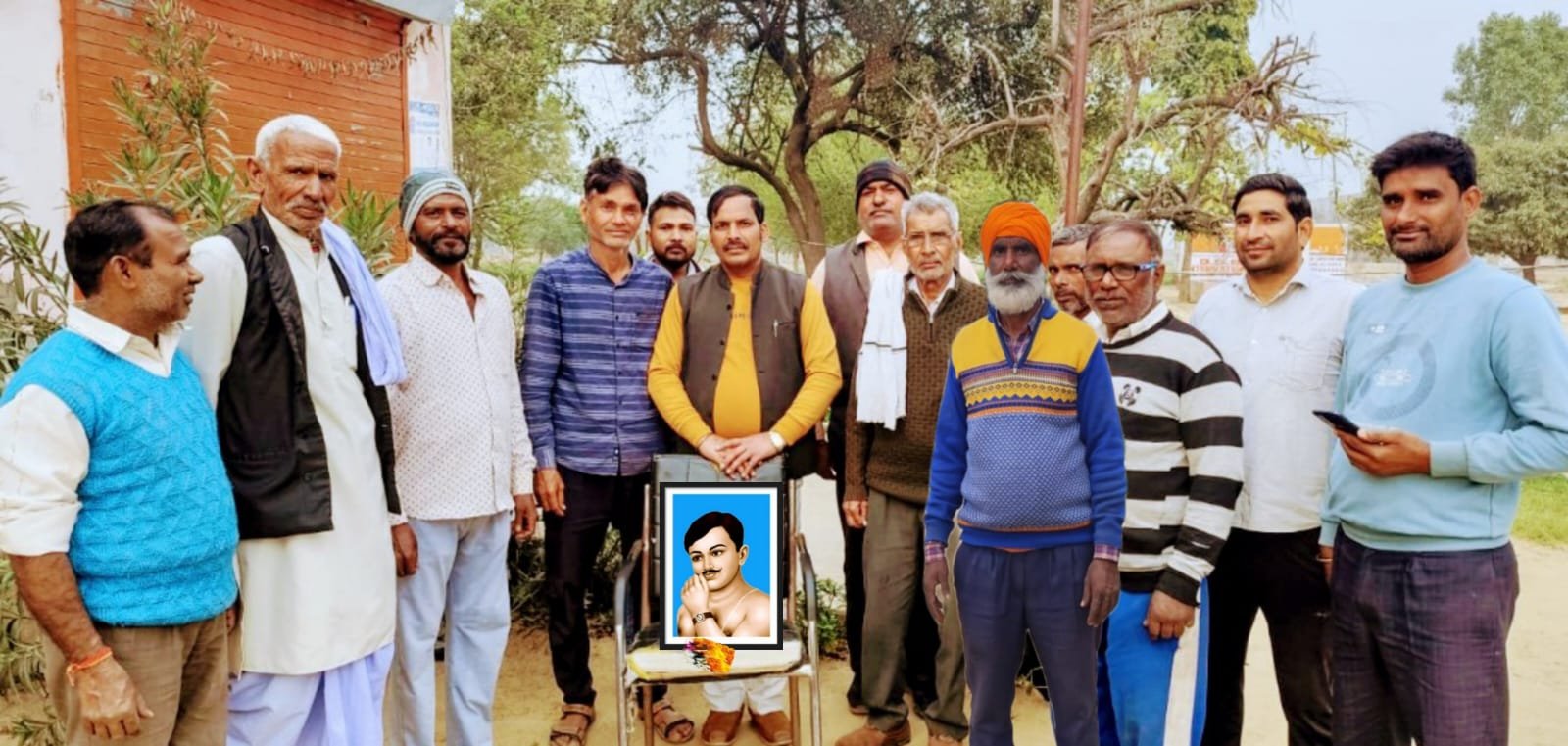 जाट आरक्षण संघर्ष समिति ने चंद्रशेखर आजाद के बलिदान दिवस पर किया नमन