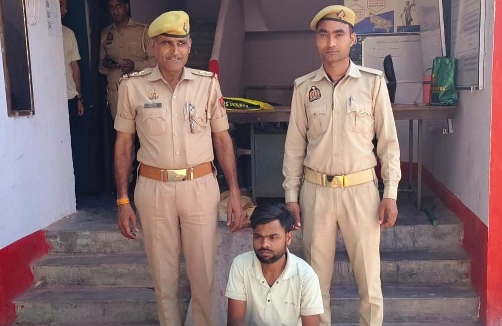 पॉक्सो एक्ट में वांछित अभियुक्त हर्षकुश को किया गया गिरफ्तार