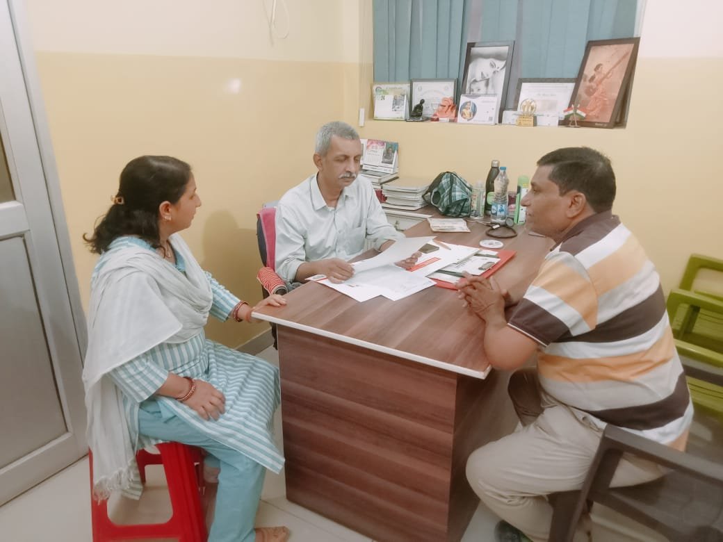 ओपीडी में 50 से अधिक मरीजों को दिया परामर्श