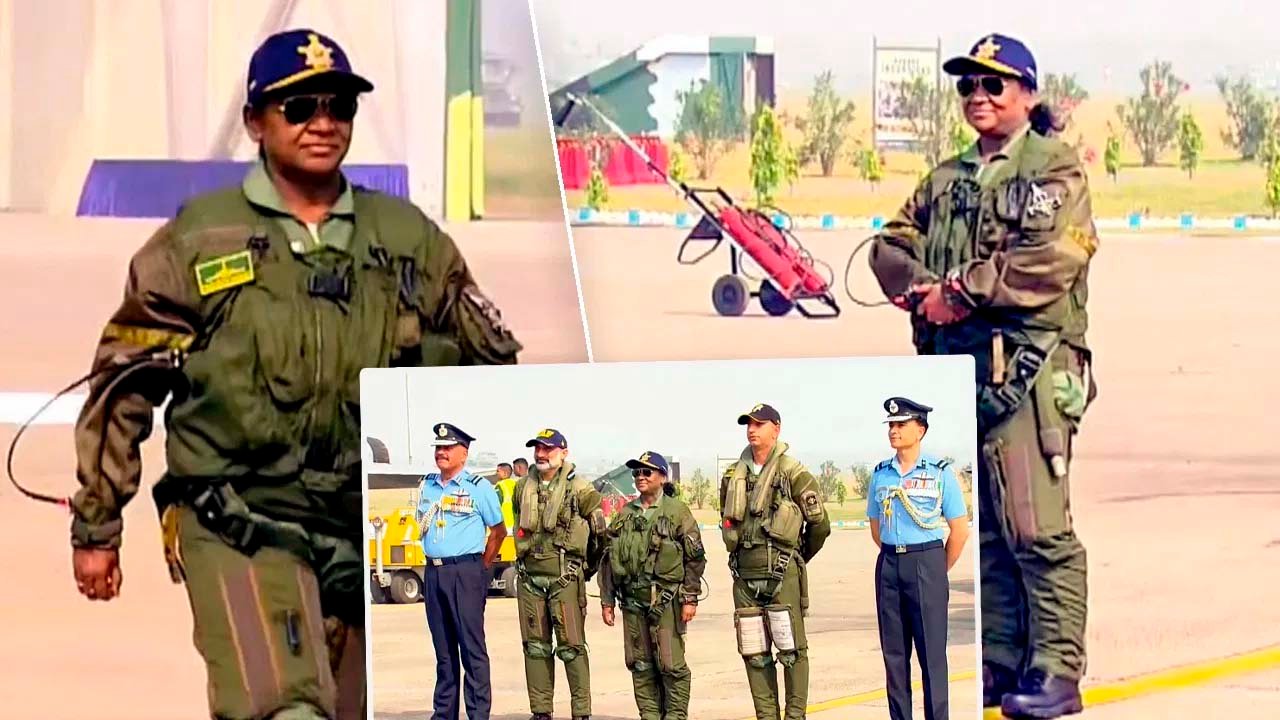 राष्ट्रपति द्रौपदी मुर्मू ने राफेल से भरी उड़ान, एयरफोर्स जवानों ने दिया गार्ड ऑफ ऑनर