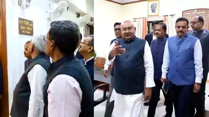 सीएम नीतीश के एक्शन से हड़कंप, सुबह सुबह पहुंचे मुख्य सचिवालय, सकते में आए अधिकारी