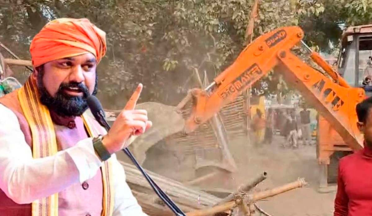 बिहार में बुल्‍डोजर एक्‍शन शुरू, होगी किलेबंदी, लैंड-सैंड-लीकर माफियाओं की अब खैर नहीं