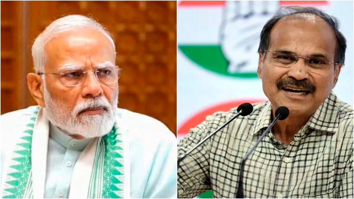 बंगाल के दिग्गज कांग्रेस नेता अधीर रंजन चौधरी ने पीएम मोदी से की मुलाकात,